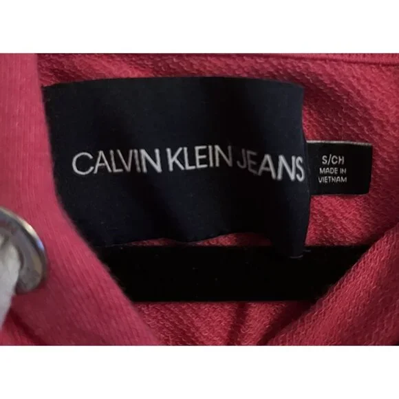 Calvin Klein Jeans Small Girls  Sorbet Dip Sweatshirt - Picture 3 of 9